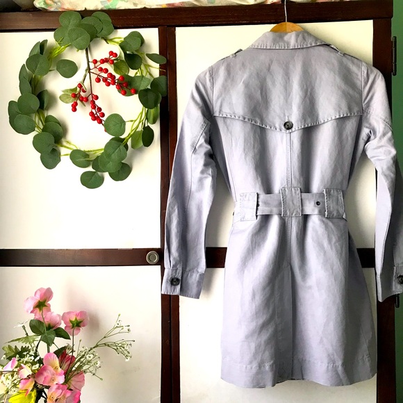 Cabi light blue Tanner Trench coat. - Picture 2 of 5
